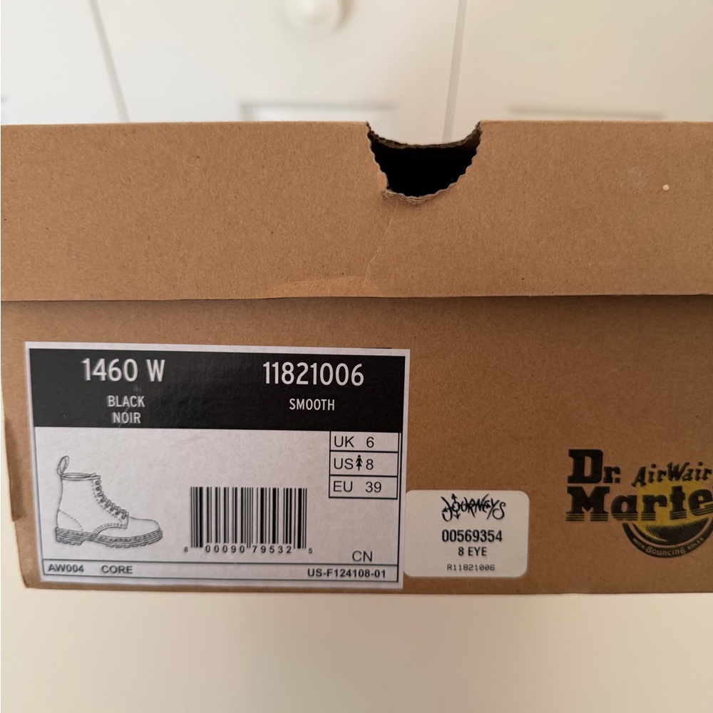 Dr. Martens Black Smooth 1460 Boots
